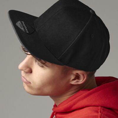 Beechfield Original Flat Peak 6 Panel Snapback Cap Thumbnail