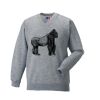 Russell Schoolgear Kids V Neck Sweatshirt Thumbnail